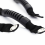 2Pcs Grab Handles Black Rear Seat Grab Padded Roll Bars for 6