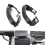 2Pcs Grab Handles Black Rear Seat Grab Padded Roll Bars for 3