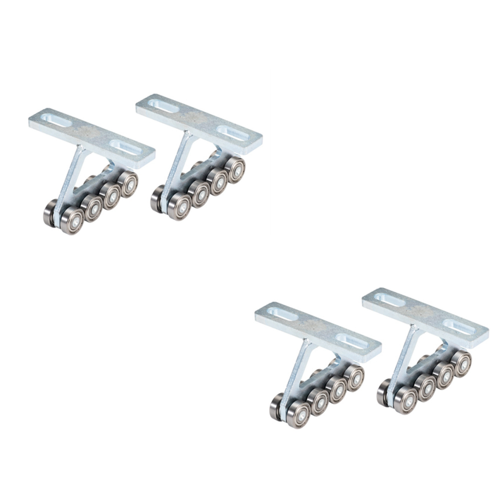 2Pcs Hoist Trolley For Pa200-1000 Hoist, 8 Wheels Trolley Assembly 4713272619820