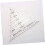 2 pieces acrylic quilt ruler triangular patchwork template ruler sewing and cutting ruler for quilting 2