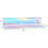 2Pcs Rainbow Acrylic Wall Mounted Floating Bookshelf 4