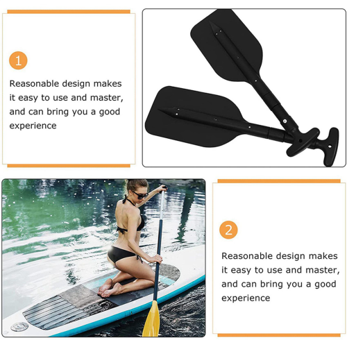 2Pcs Paddles Telescoping Boat Oar for Kayak Jet Ski&Canoe 1