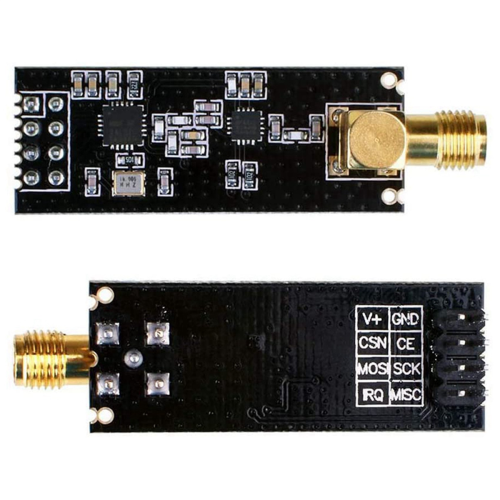 2Pcs NRF24L01+PA+LNA Transceiver Module with SMA Antenna 2.4 GHz 2
