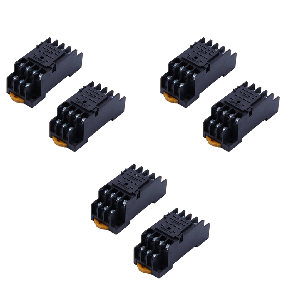 2Pcs Pyf14a Din Rail Power Relay Socket Base 14 Pin For My4nj Hh54p 4713239269006