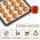 2PCS Silicon Baking Mats, Reusable Silicon Baking Mat Sheet 2