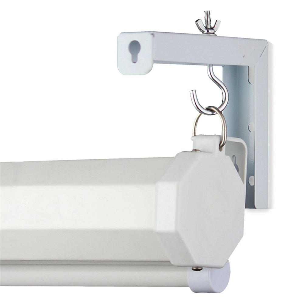2Pcs Projector Curtain Hanger Projector Screen L-Bracket 4713239268801