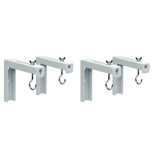2Pcs Projector Curtain Hanger Projector Screen L-Bracket 1