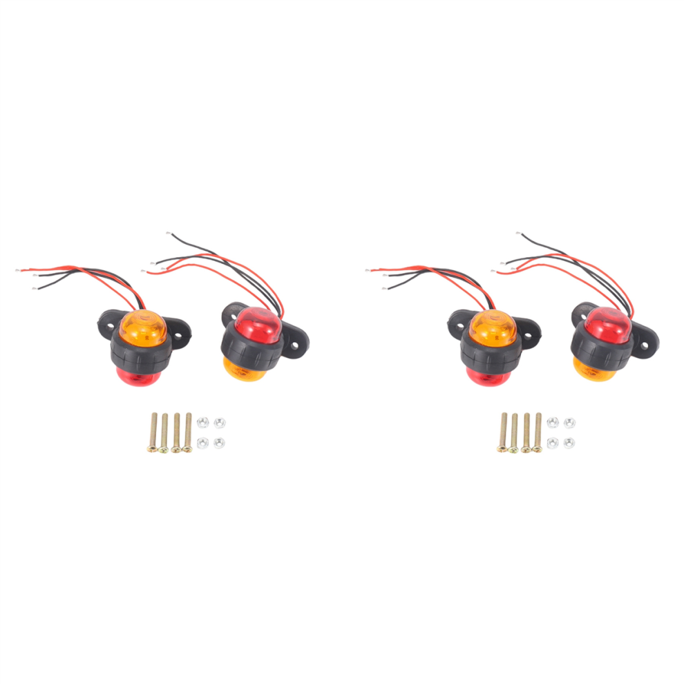 2Pcs Truck Trailer Led Lamps 24V Car Side Marker Lights 4713239274185