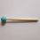 2Pcs Soft Rubber Head Sticks Wood Handle Bell Mallets Green 2