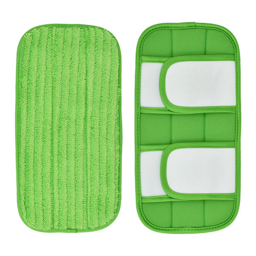 2PCS Wet/Dry Flat Mop Cloth Microfiber for Sweeper Machine 2