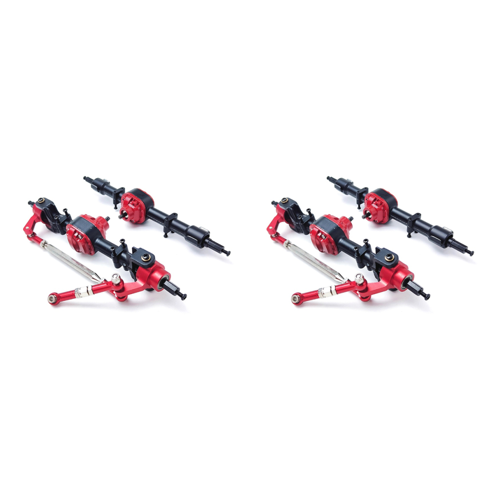 2Pcs Mn82 Lc79 Front&Rear Axle For Mang Cow Mn82 Lc79 Rc Truck Car, A 4713239266678