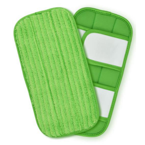 2PCS Wet/Dry Flat Mop Cloth Microfiber for Sweeper Machine 1