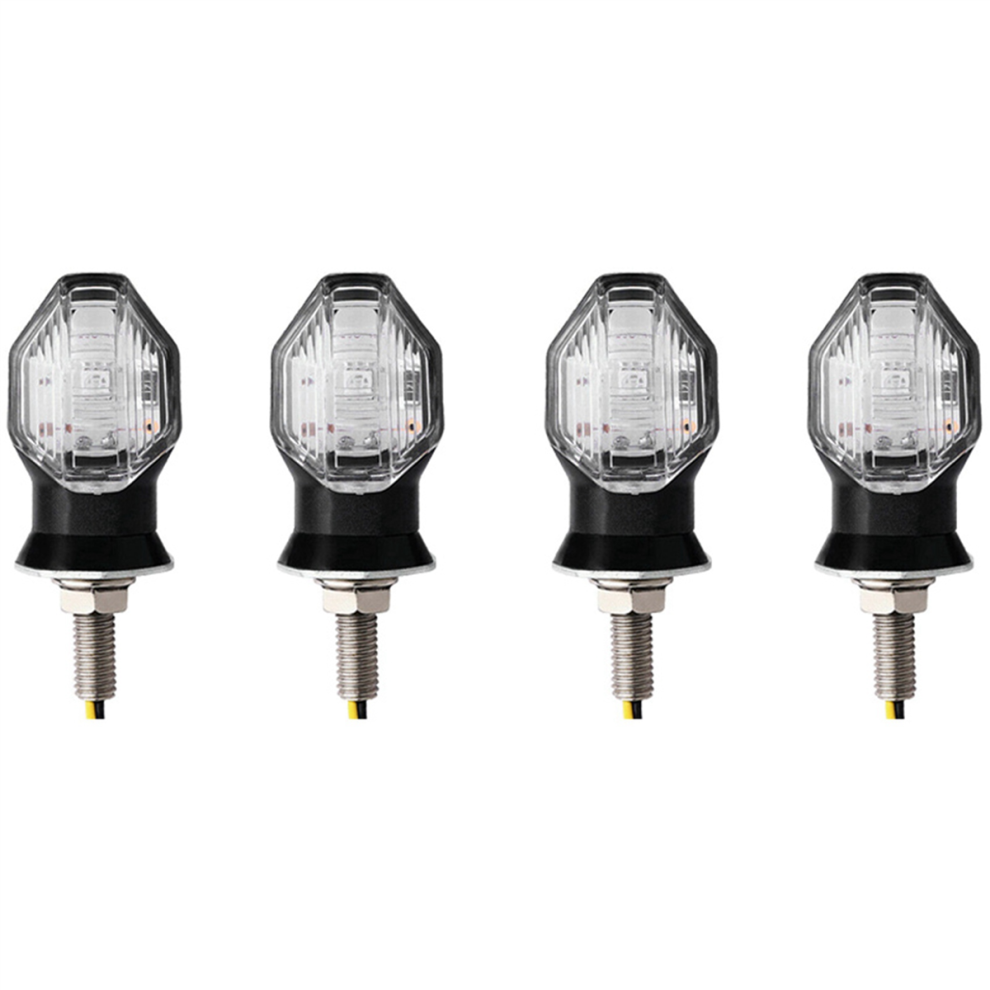 2Pcs Universal Motorcycle Turn Signal Bulbs 12V Light/Black/Amber 4713239274772