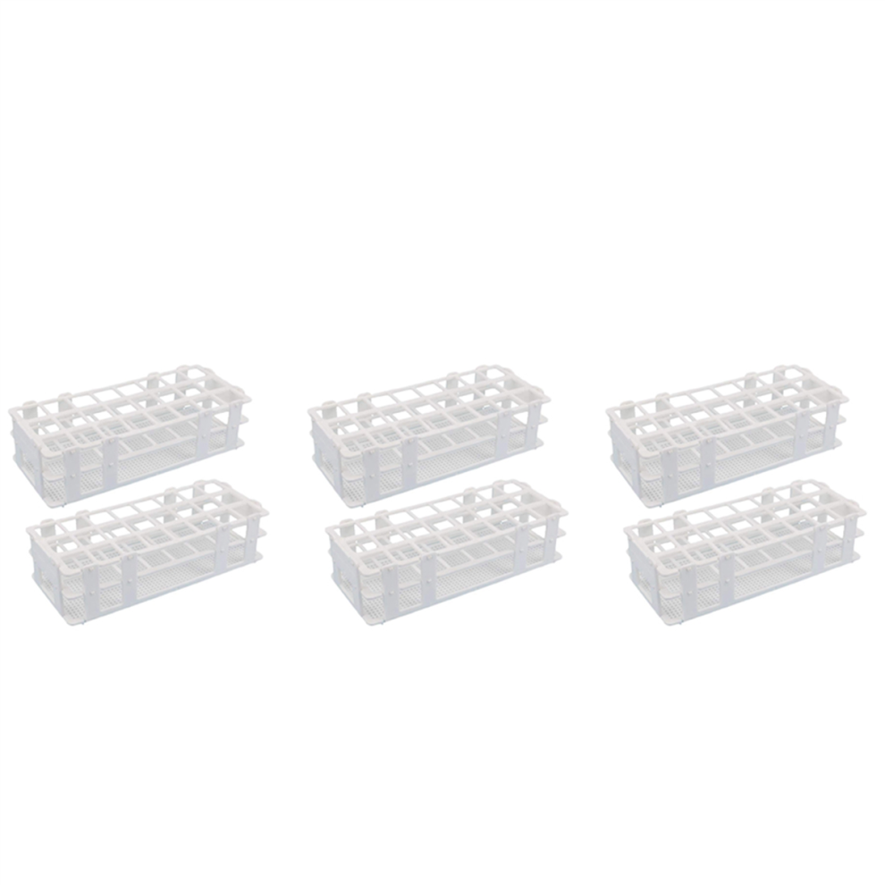 2Pcs Tube Rack 24 Holes Lab Test Tube Rack Holder for 25mm Test Tubes-image-OPC-PJ2XDRT-NEW