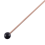 2Pcs Soft Rubber Head Sticks Wood Handle Bell Mallets Black 3