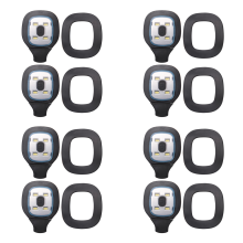 2Pcs USB Rechargeable Light for LED Beanie Hat, DIY Men and Women