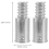 2Pcs Threaded Tip Replacement Repair Kit 4