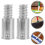 2Pcs Threaded Tip Replacement Repair Kit 2
