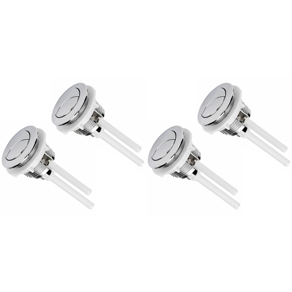 2Pcs Toilet Flush Replaces 38Mm Double-Button Switch Round Button 4713239273744
