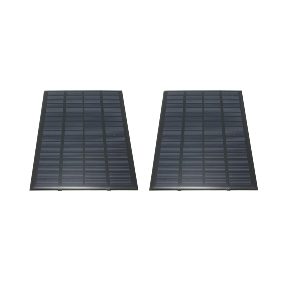 2X 18V 2.5W Polycrystalline Stored Solar Cells Charger 19.4X12x0.3cm 4713239250615