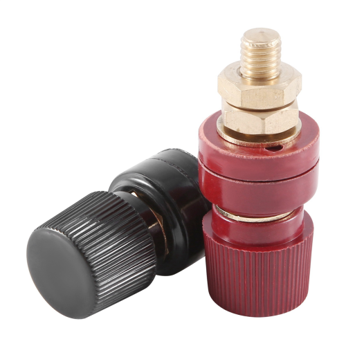2Pcs Terminal Binding Post, 555 Type Brass Pillar Terminal Block 200A 1