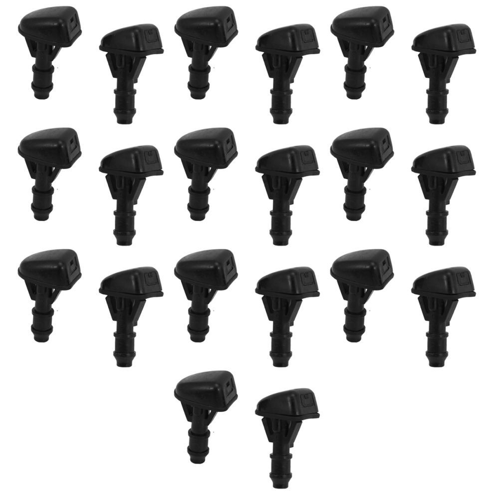 2Pcs Wiper Front Windshield Wiper Washer Jet Nozzle For Escape Black 4713239246557
