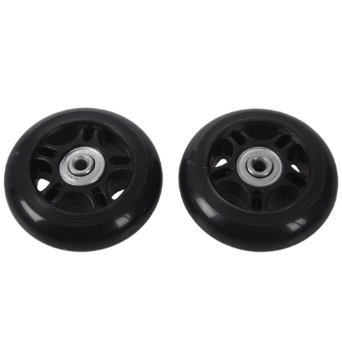 2set 64X18mm Luggage Suitcase/Inline Outdoor Replacement Wheels Black 2