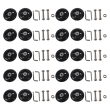 2set 64X18mm Luggage Suitcase/Inline Outdoor Replacement Wheels Black