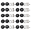 2set 64X18mm Luggage Suitcase/Inline Outdoor Replacement Wheels Black 1