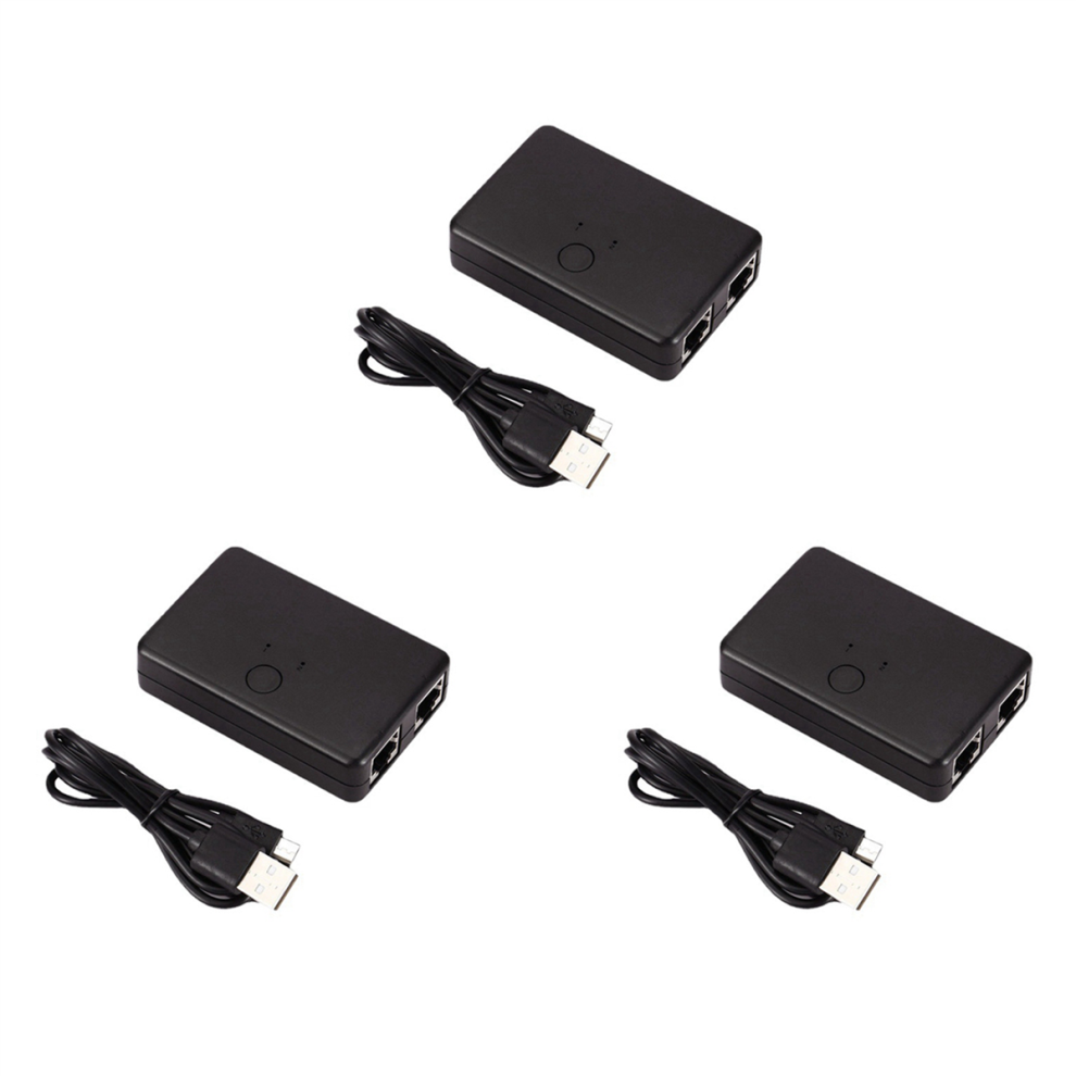 2Port Network Switch Rj45 Splitter Cable 100Mbps Power2 Way Connector 4713239247943