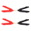 2Pcs/Set LCR-Plated Copper Alligator Clip Kelvin Four Clip 1