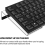 2X Acrylic Tilted Keyboard Holder for Ergonomic Typing Office Desk B 6