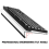 2X Acrylic Tilted Keyboard Holder for Ergonomic Typing Office Desk B 5