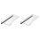 2X Acrylic Tilted Keyboard Holder for Ergonomic Typing Office Desk B 1