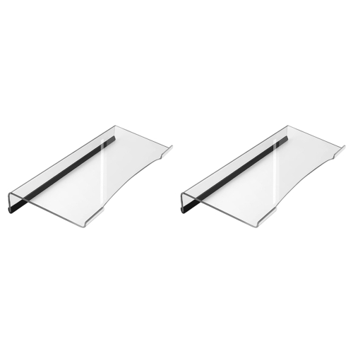 2X Acrylic Tilted Keyboard Holder for Ergonomic Typing Office Desk B
