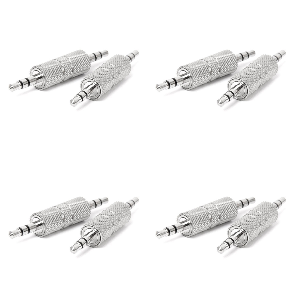 2X 3,5Mm Stereo Male 3,5Mm Male Audio Adaptateur Coupleur Connecteur 4713239251902