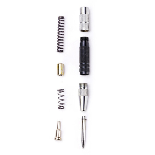 2X Super Strong Automatic Centre Punch and General Automatic Center Punch Adjustable Spring Loaded Metal Drill Tool 2