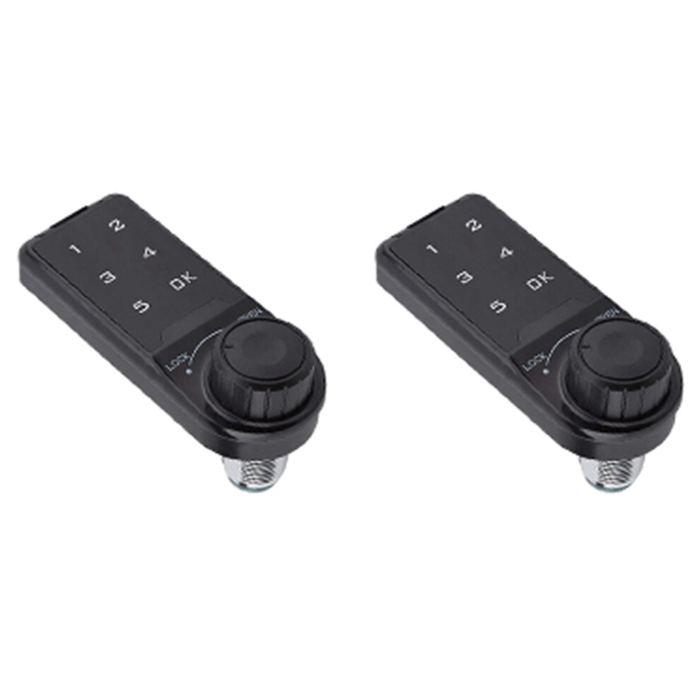 2X Combination Lock, Door Access Digital Electronic Security Locker-A