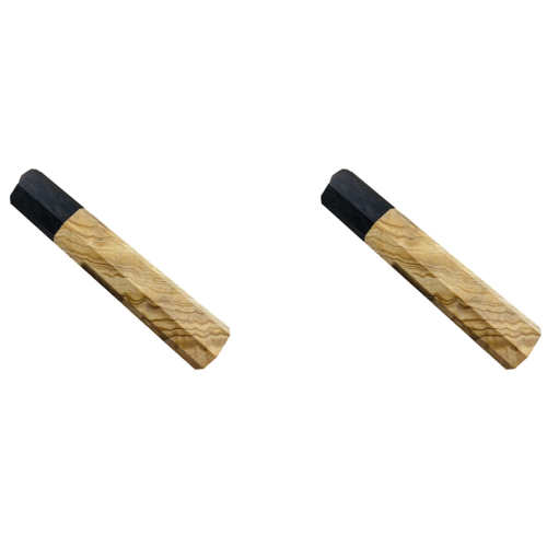 2X Chef Knife Handle Wood Handle Octagonal Handle Crafts Manual 1