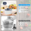 2X Electric Salad Spinner-Lettuce Vegetable Dryer, USB Rechargeable 7