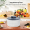 2X Electric Salad Spinner-Lettuce Vegetable Dryer, USB Rechargeable 5