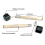 2x Chalk Holder Prep Stick Billiard Snooker Pool Cue Tip Tool 4
