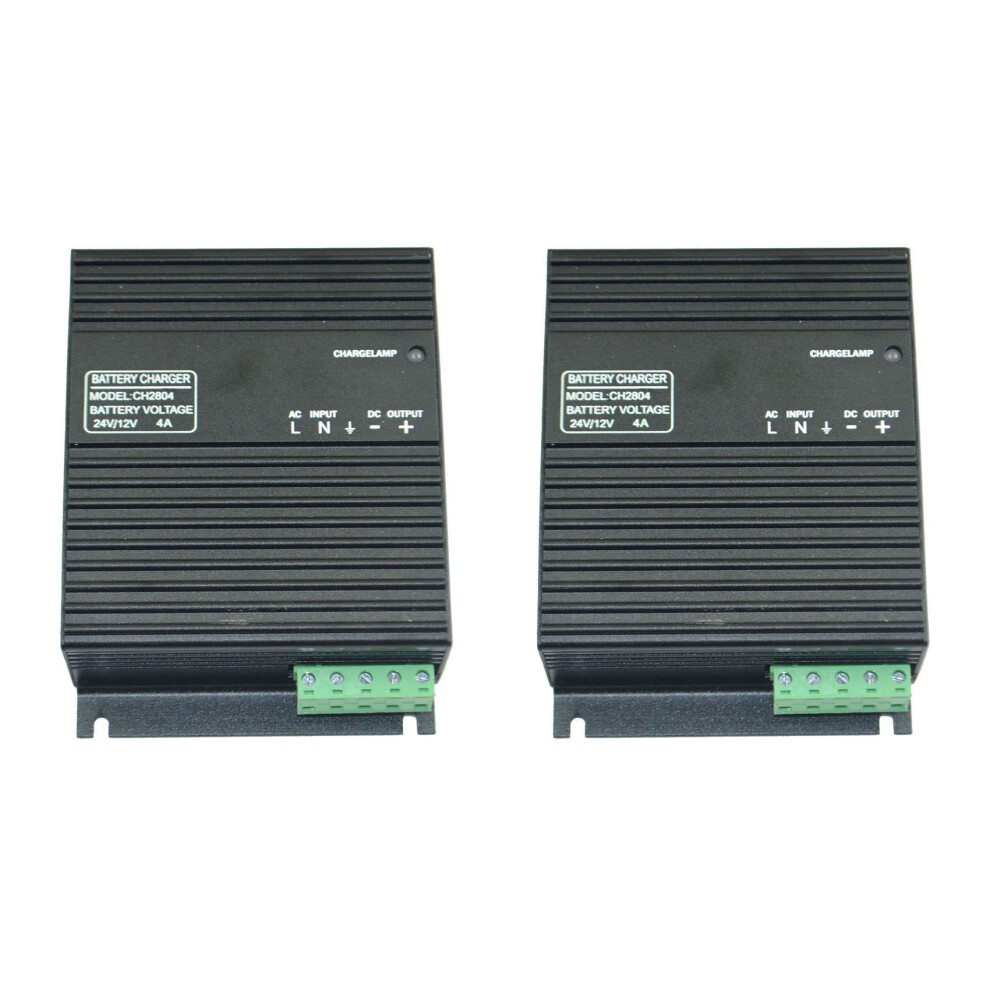 2X Generator Set Float Charger 4A Automatic Start Battery Charger Black 4713239286669