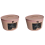 2X Hat Box Organizer Round Travel Hat Boxes Hat Storage Bag C 1