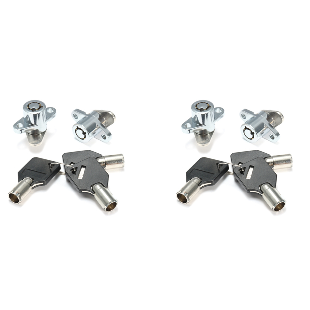 2X Hard Saddlebag Lock 3 Keys Set For Touring 4713239287864