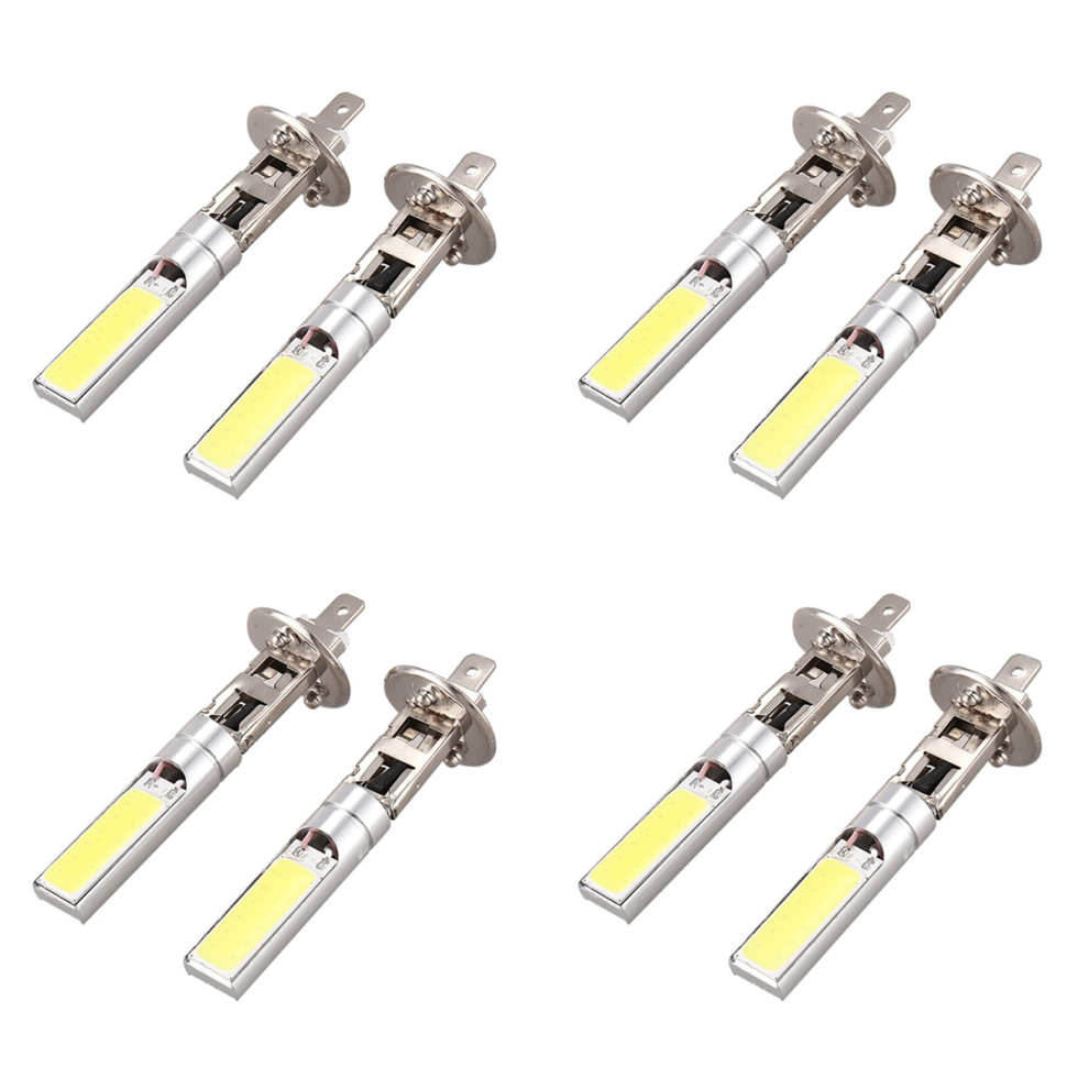 2X H1 Xenon 6000K 7.5W Cob Led Smd Drl Driving Fog Bulb White/Light 4713239287253