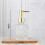 2X Multipurpose Glass Soap Pump Dispenser for Kitchen Bathroom (Gold) 2