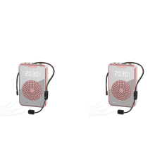 2X Portable Voice Amplifier for Teachers with Microphone Headset