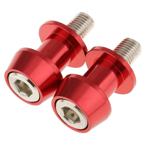 2X Motorcycle CNC Swingarm Swing Arm Spool 10mm for -Red 1