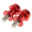 2X Motorcycle CNC Swingarm Swing Arm Spool 10mm for -Red 3